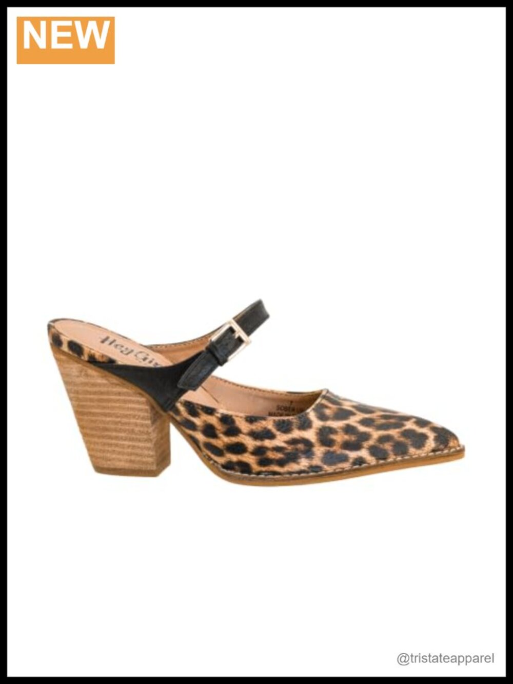 Corkys Faux Suede Pointed Toe Mule Heel Adjustable Mary Jane Strap